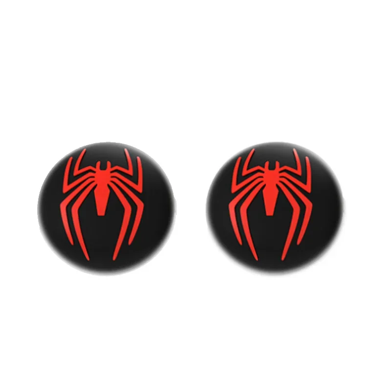 1/2pcs Marvel Spiderman Silicone ThumbStick Cap Cover for Playstation PS4 PS5 Xbox Series Cartoon Gameing Controller Accessories