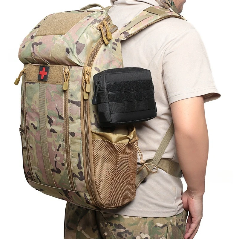 

600D EDC Molle Waist Bag Tactical Pouch Medical Outdoor First Aid Bag Belt Pouch Sports Hunting Bag