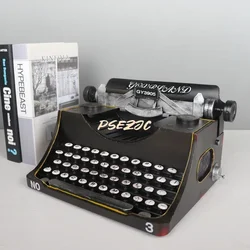 Simulated Retro Typewriter Model Iron Art Old-fashioned Objects Bookstore Decorations Ornaments Photography Props