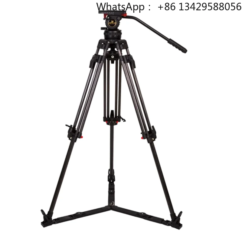 Photographic Equipment Jiepai V18 Pro Professional Broadcast Heavy Duty Carbon Fiber Video Camera Tripod