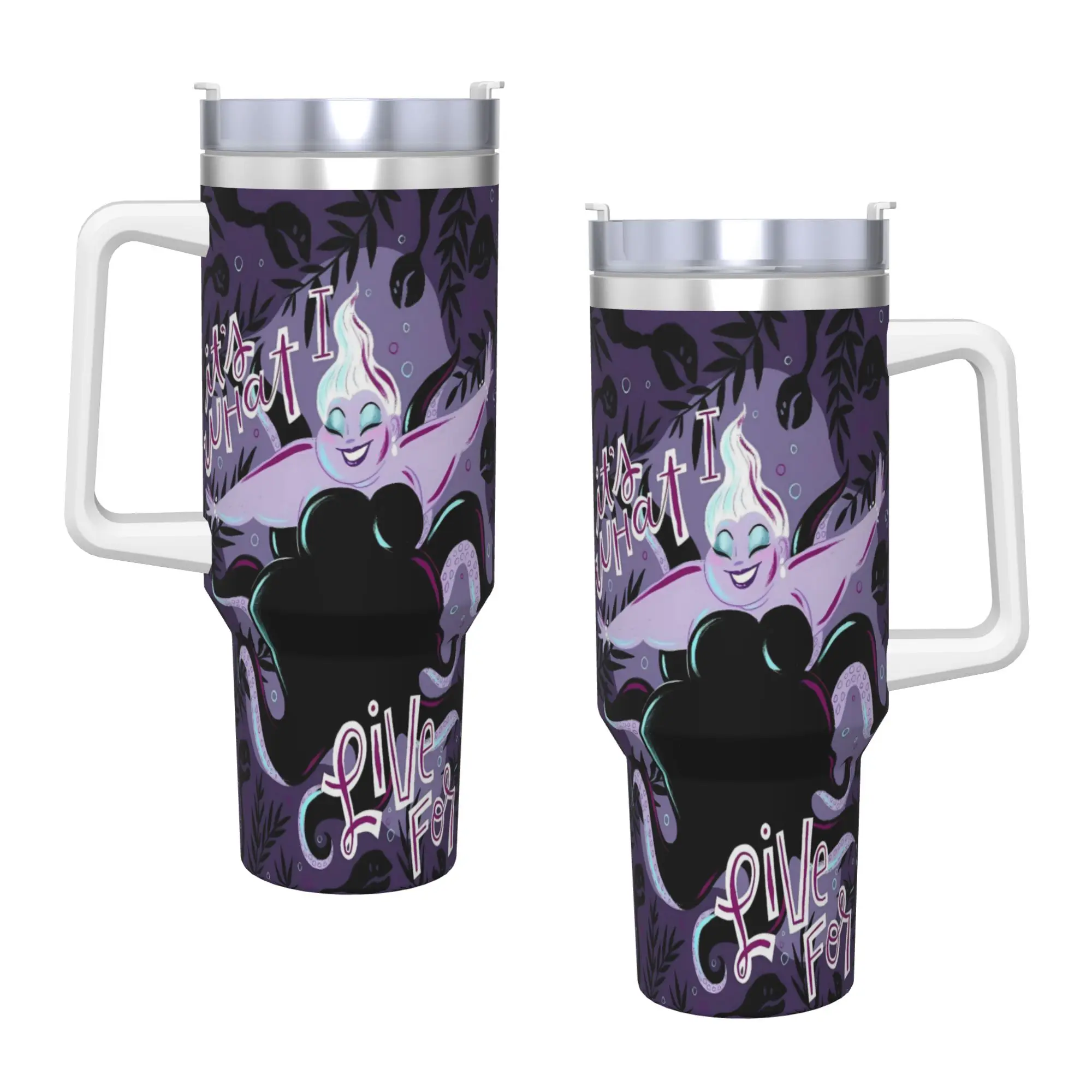 

Стакан «Морская ведьма Урсула» Русалочка, бутылка для холодных напитков, бутылка для воды, сохранение тепла, термокружка из нержавеющей стали