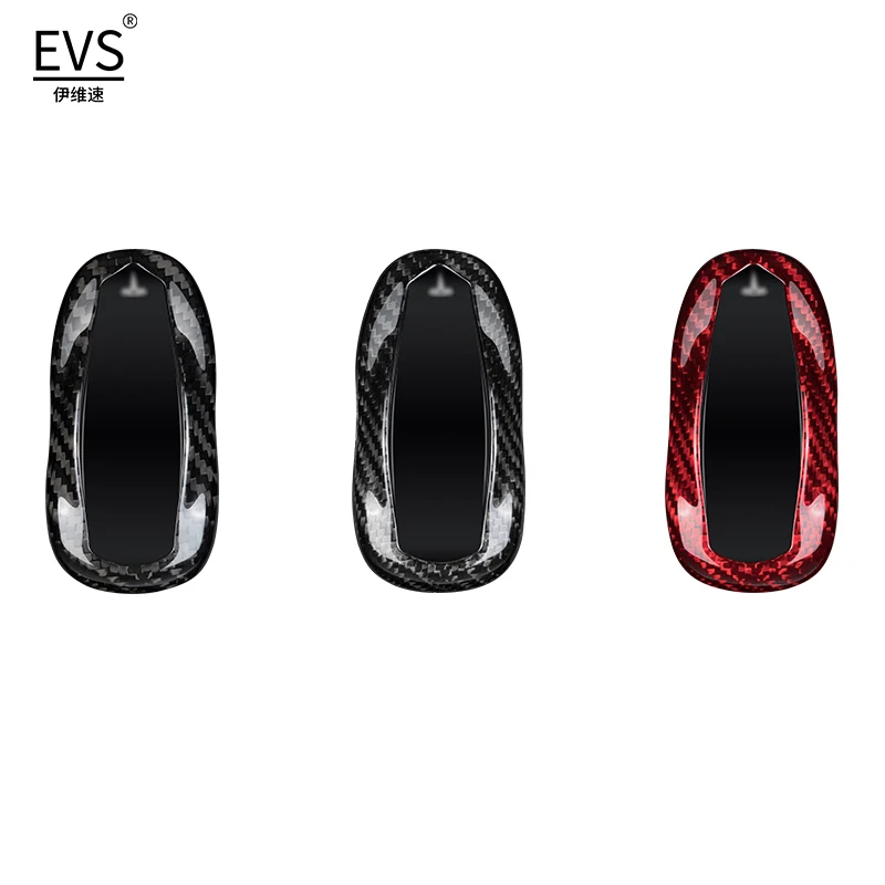 

Автомобильный ключ из углеродного волокна, чехол совместим с Tesla Model 3 и Model S Smart Remote Shell Auto