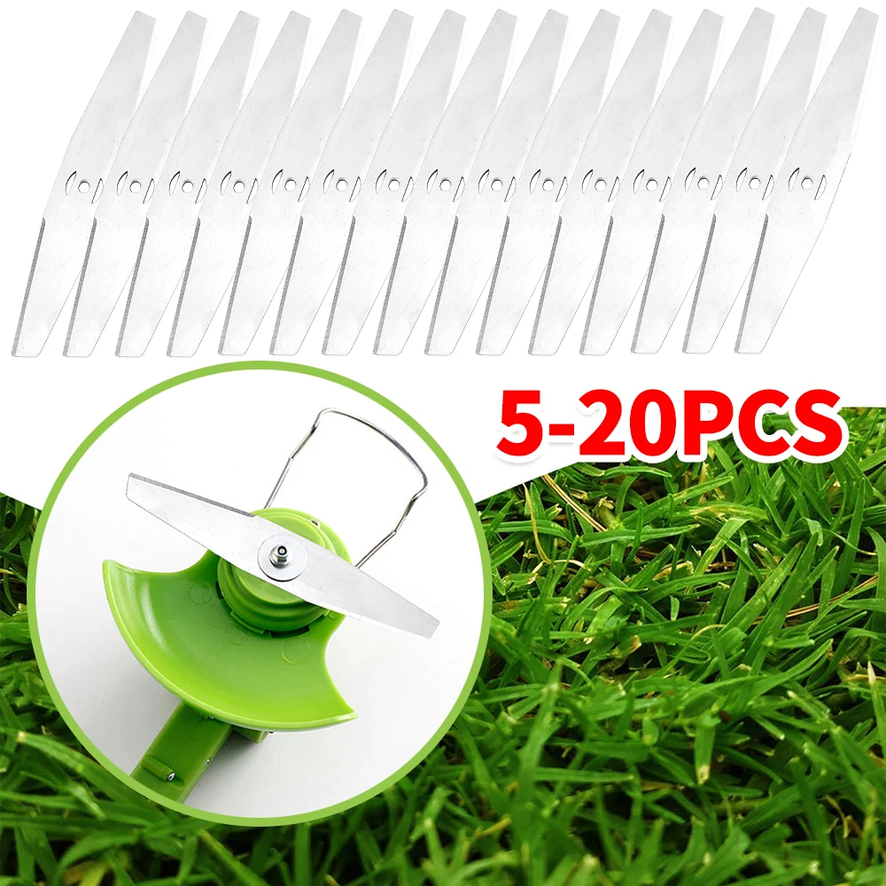 5-20PCS Grass Trimmer Blades Lawn Mower Blade Replacement  Metal 200mm Trimmer Cutter Blade Robotic Garden Power Tool Accessorie