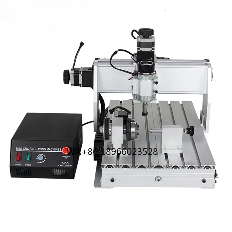 Hot Sale CNC 3040 Z-DQ mini 3D 4 Axis Carving Milling Engraving Wood CNC Router Machine