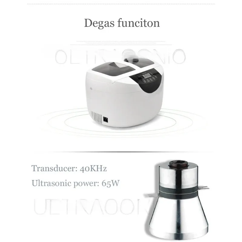 GT SONIC VGT-6250 Ultrasonic Cleaner | SUS304 Watch Bracelet Degreaser