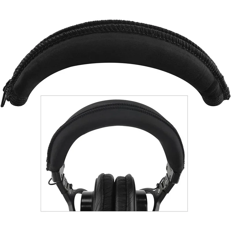 Reißverschluss-Kopfhörer-Schutzhülle, Polster-Kopfband für Audio Technica ATH MSR7 M50X M40X M30 M20X – Detail 8