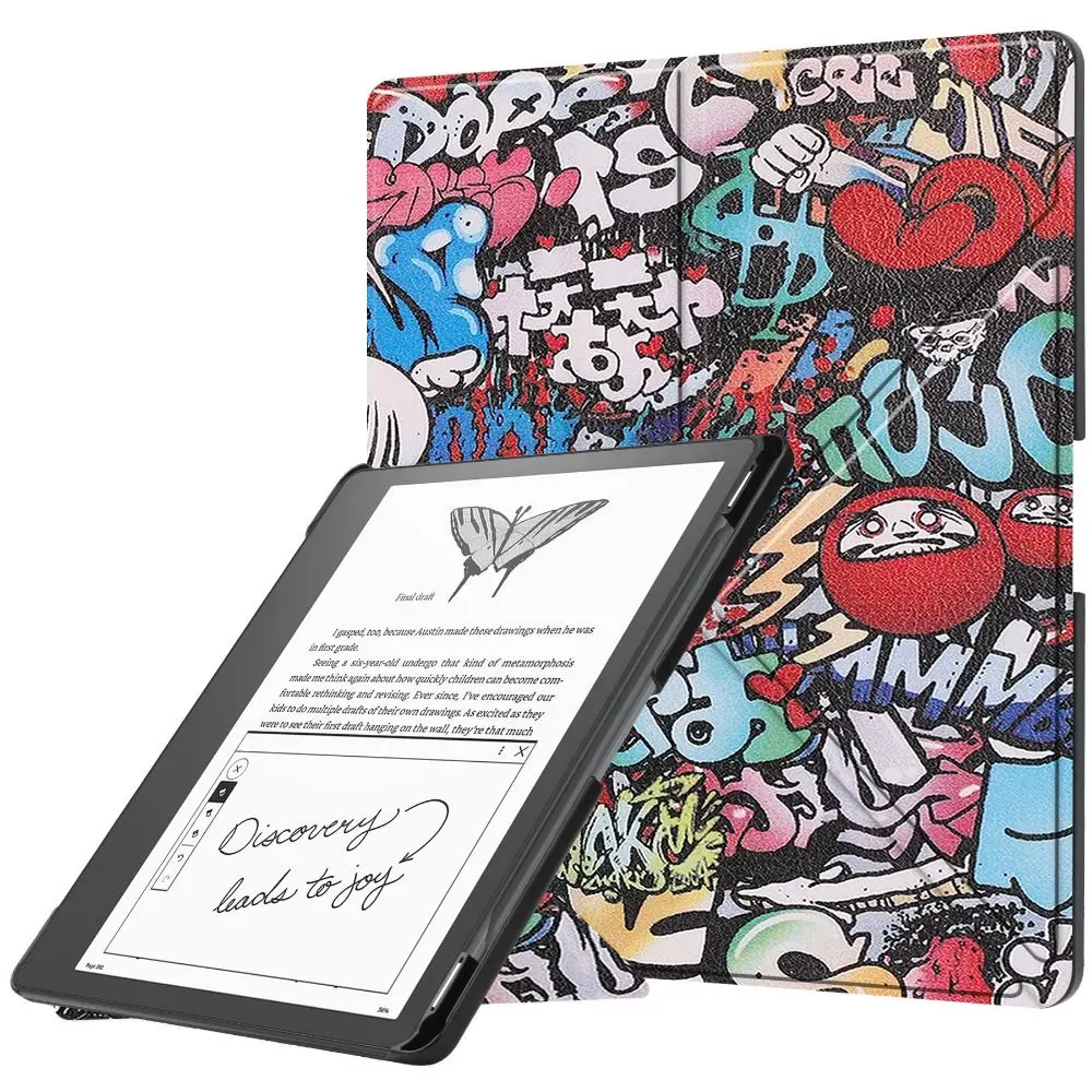 

Magnetic Full Protection Shell Smart Case Multi-folding Stand Cover 10.2 inch For Kindle Scribe 2022/2024