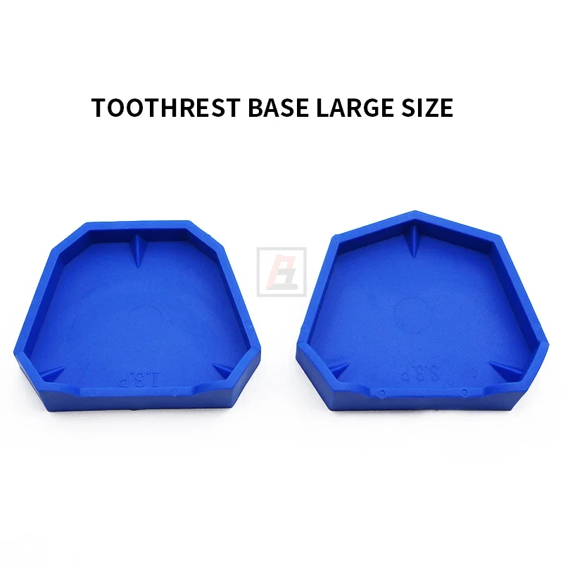 6Pcs/set 3 Sizes Dental Model Base Set Dental Mold Plaster Base Denture Tray Dental Lab Former Base Kit Oral Care Hygiene Tools