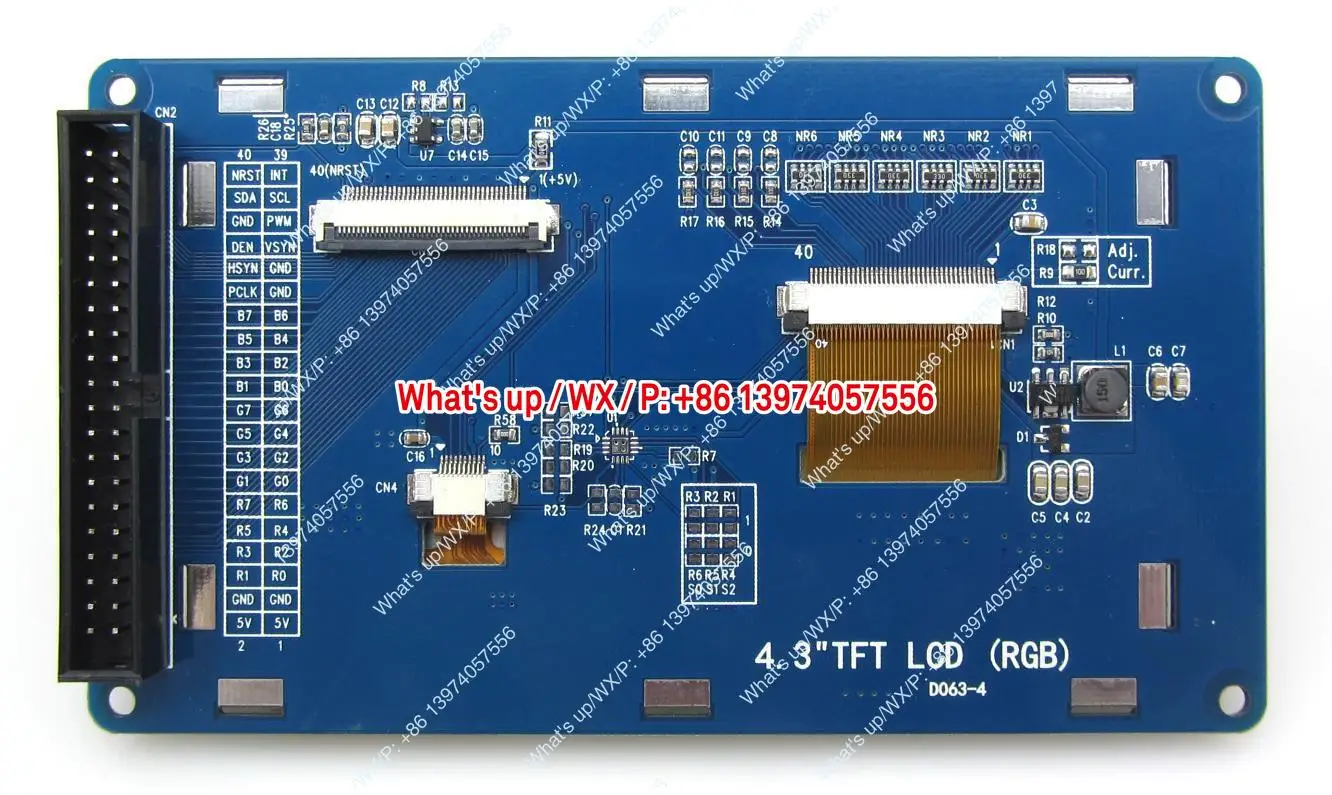 [Anfulai TR433C1] 4.3-inch TFT display 480 * 272 RGB interface, capacitive touch