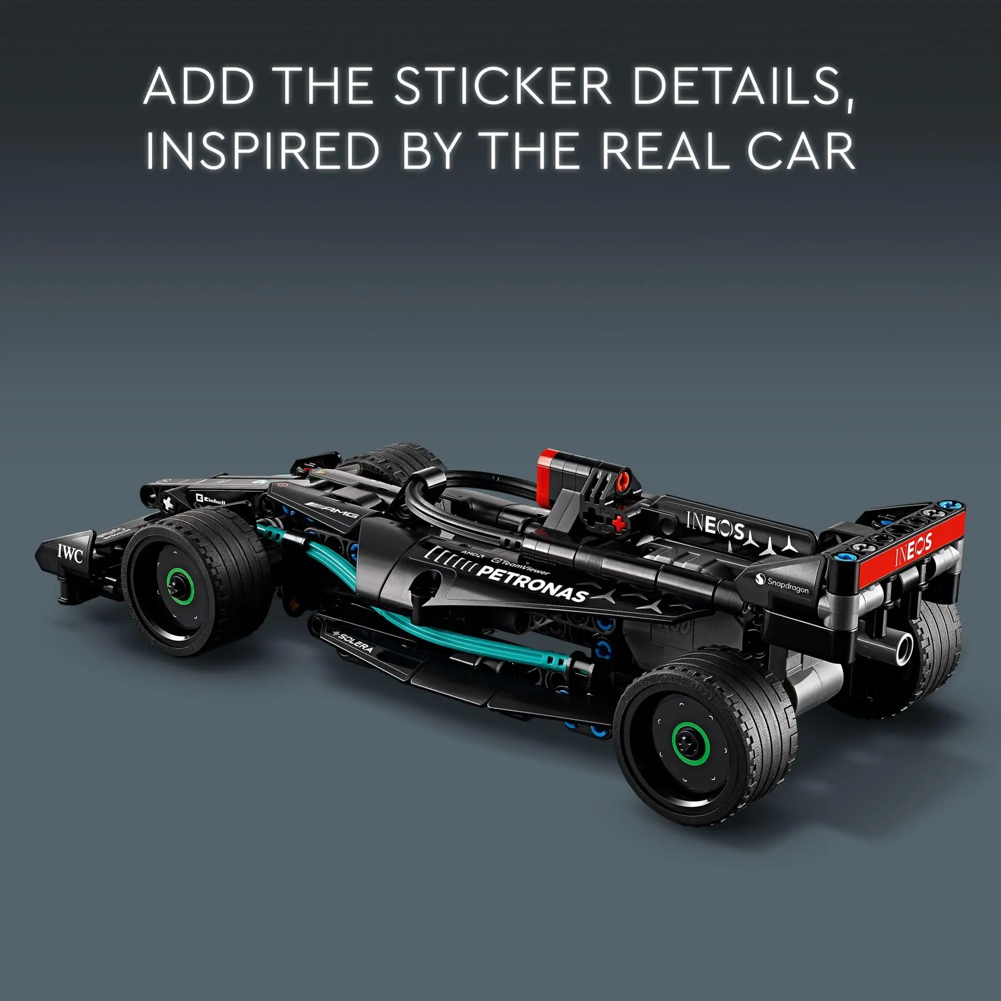 LEGO Technic Mercedes-AMG F1 W14 E Performance Pull-Back Car Toy, Vehicle Building Set Mercedes Race Car for Birthday Gift 42165