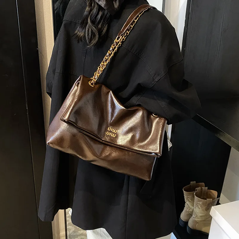 

Роскошная женская сумка-тоут 2025 года, многосторонняя сумка через плечо из натуральной кожи, дизайнерская сумка большой вместимости для работы