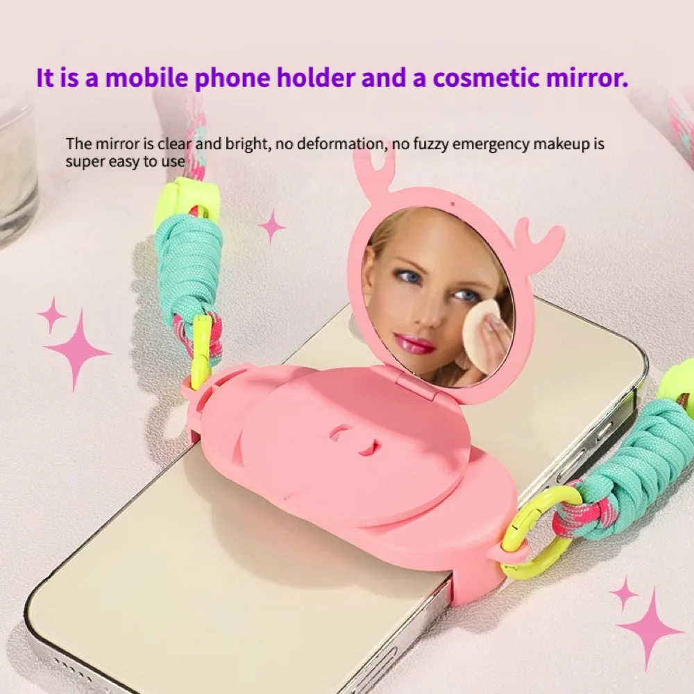 Custodia per telefono Specchio Tracolla Aslant per 17 16 Plus 15 X XS XR 11 12 13 Pro Max Custodie in silicone Cover Bel regalo per le donne