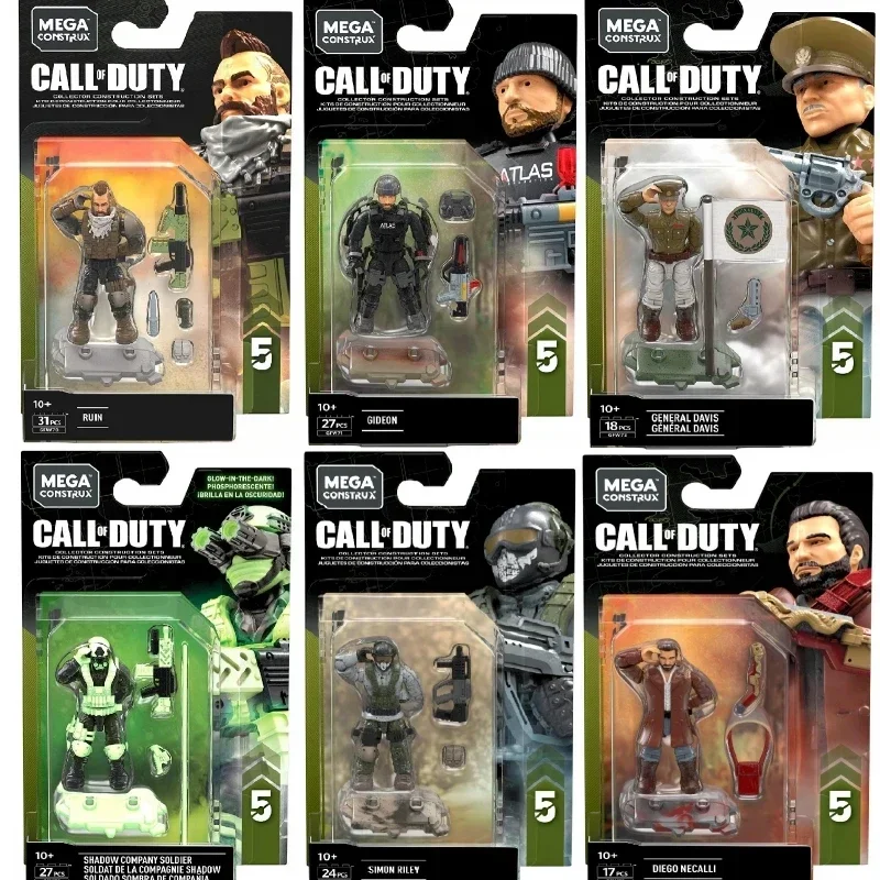 Originele Mega Construx Bloks Call Of Duty Figure Sets Bouwstenen Bouwjongens Speelgoed Mini Leger Actie Figuur Collectie