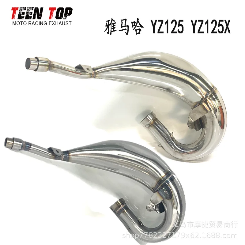 

Applicable to:2-Stroke off-road vehicle Yamaha YZ125/YZ125X 05-22 Motorcycle modification exhaust pipe