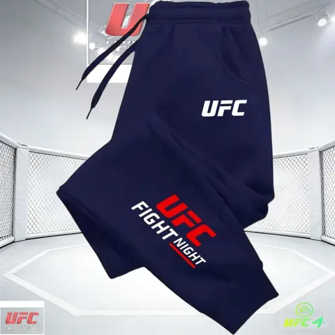2026 New Edition UFC Men's Autumn/Winter Fitness Pants for Sports, Fashion Solid Color Training Pants, Popular Sport Pants, Fast