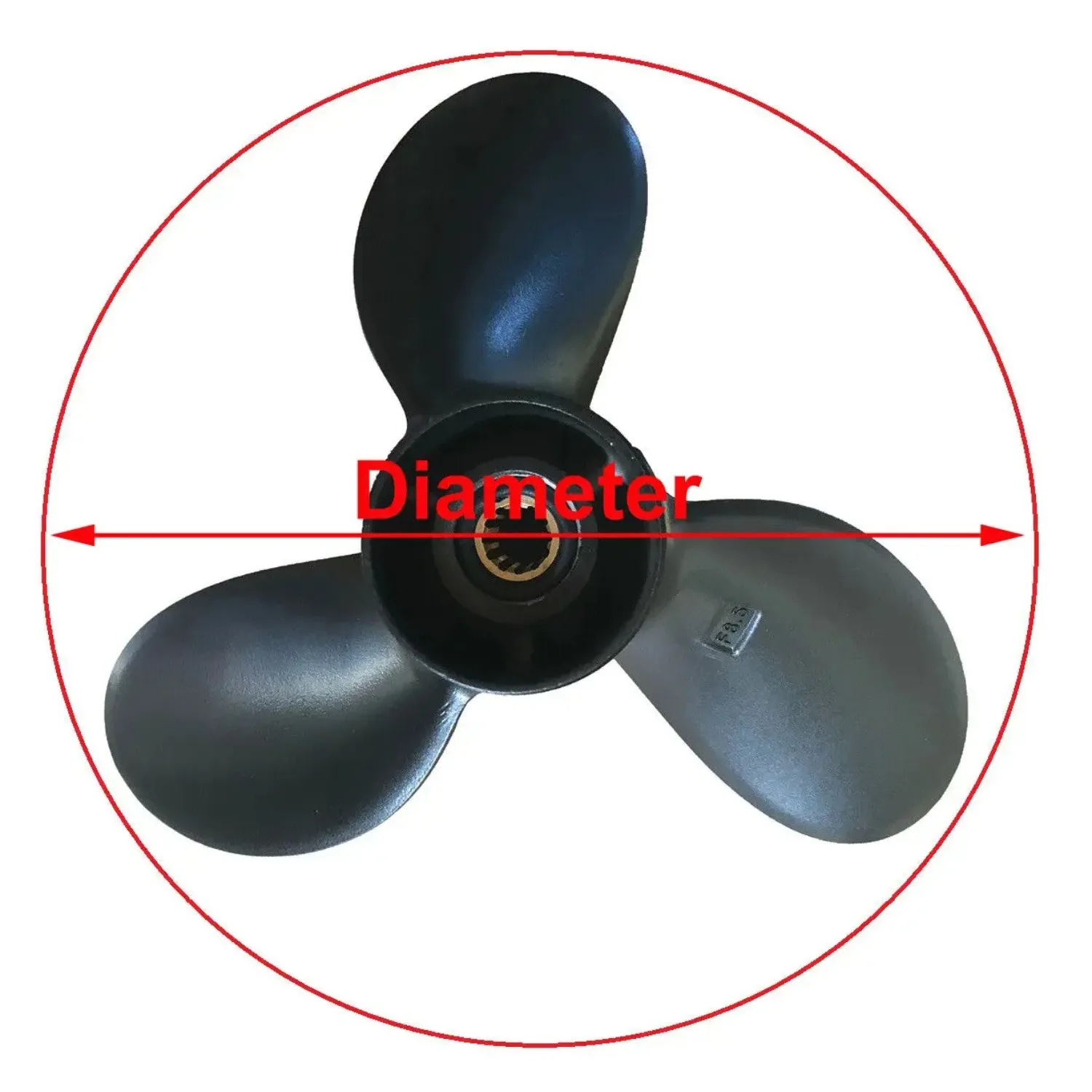 Boat Propeller 8.9x8.3 for Tohatsu F8.5 Nissan 8hp 9.8hp Mercury Prop 9.9hp 8hp 48-895183A10