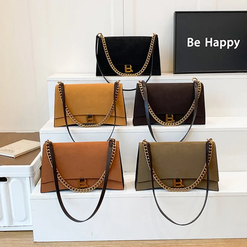 

Классическая кожаная женская сумка для покупок, роскошная дизайнерская сумка через плечо, модная трендовая сумка через плечо с цепочкой и ремешком