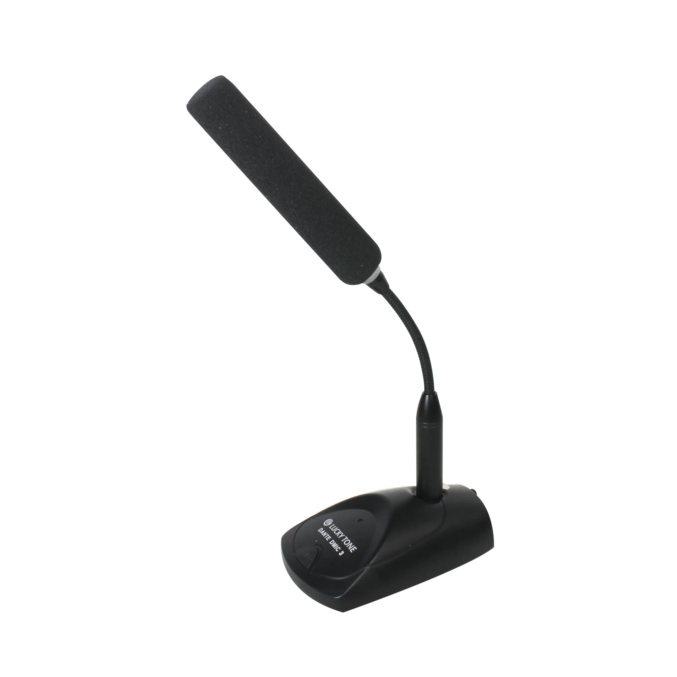 Dante Desktop Wired Microphone with POE Power Supply