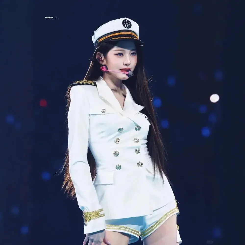 Disfraz de Cosplay de Marinera Blanca Coreana para Mujer, Uniforme de Marina para Actuaciones en Grupo, Disfraces de Cosplay para Mujer
