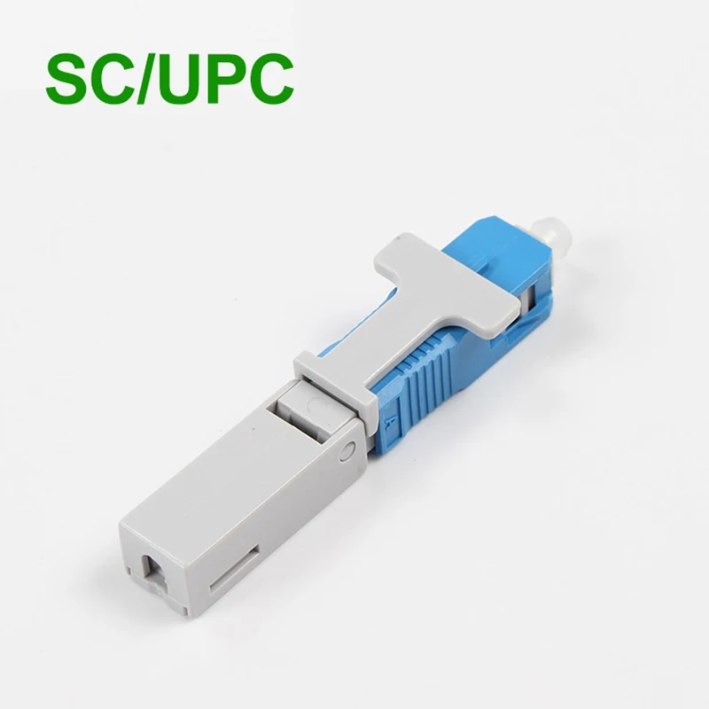 FTTH SC UPC Embedded Fiber Fast Connector, Optical Cold Adapter, Insertion Loss, 0.3db Field Assembly, 1803, 10Pcs