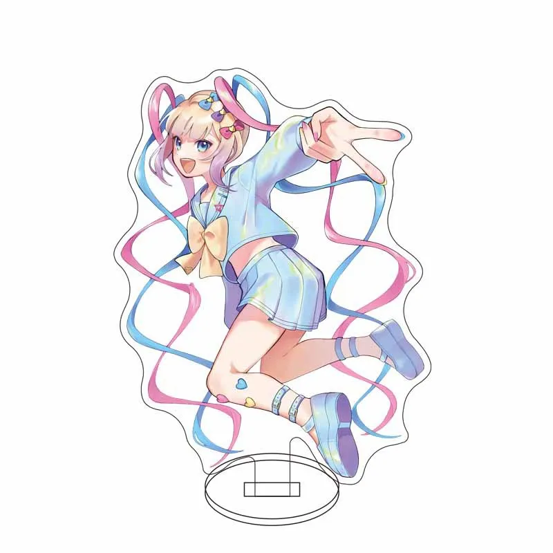 Needy Girl Overdose Ame Chan Acrylic Stand Model Plate Keychain Desk Decoration Friends Gift Figure Display Ornaments Souvenir