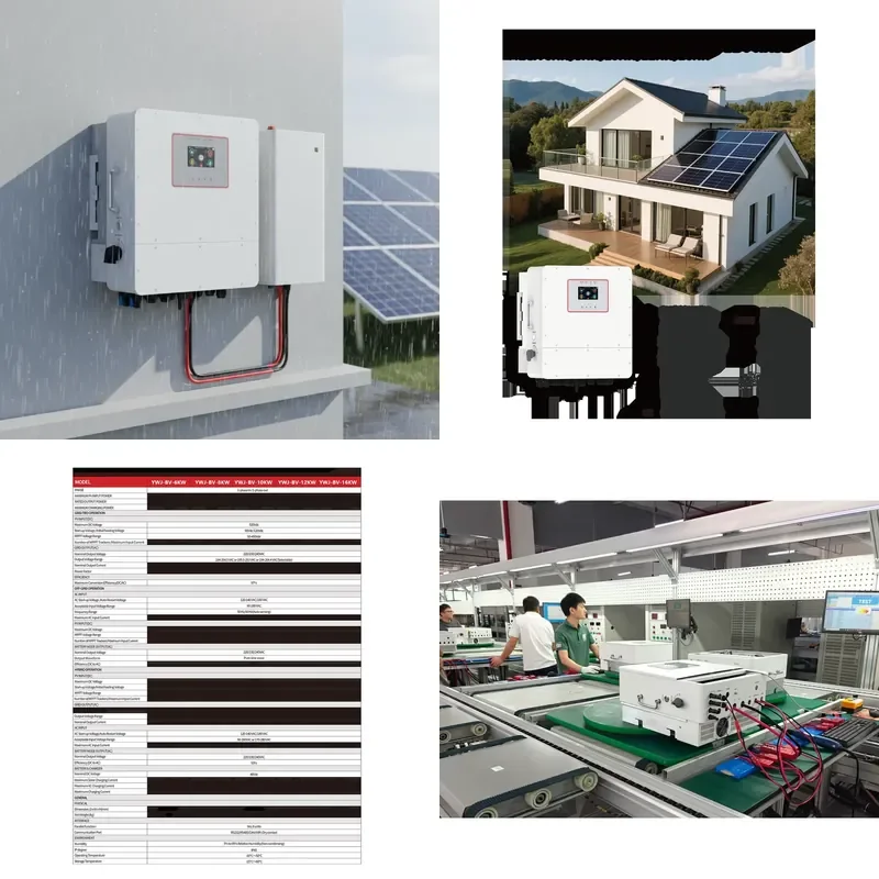 for 6.2KW Automotive Inverter IP65 10KW 5KW 12KW Single Dual AC Pure Sine Wave Intelligent Cooling 99.9 Efficiency Grid