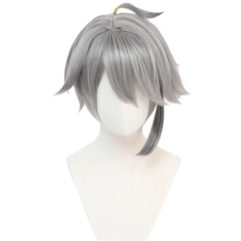 ND Alhaitham Cosplay Pruiken Genshin Impact Cosplay Haar Pruiken Haarstukje Hittebestendige Synthetische voor Comic Con Coser Kostuum Partij