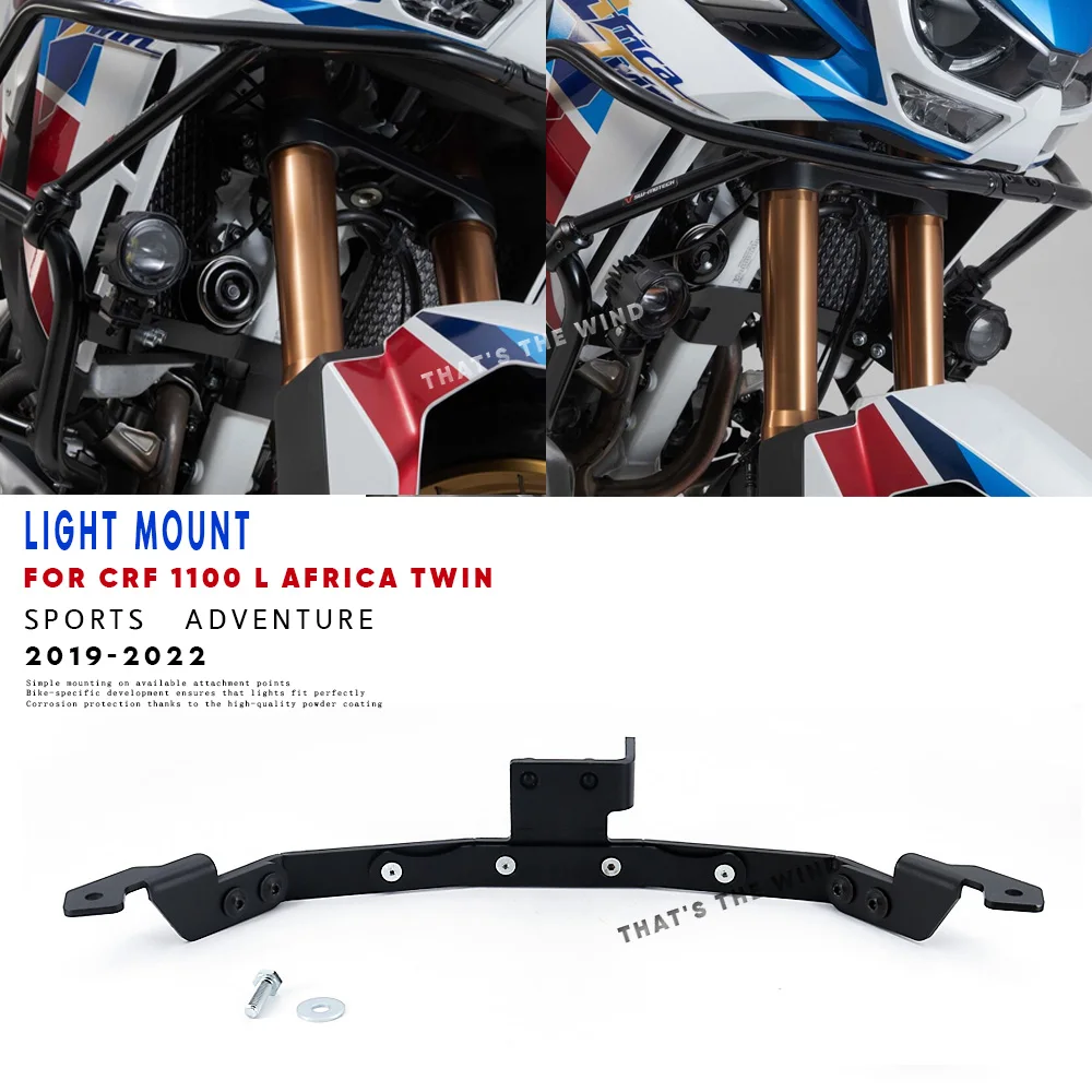 Light mount Fog lamp Spotlight Bracket Holder FOR Honda CRF1100 CRF 1100 L Africa Twin Adventure Sports 2019 2020 2021 2022