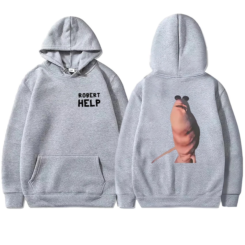 Hot Marcus The Worm Funny Expression Pack Dubbelzijdige print Hoodie Mannen vrouwen harajuku Casual trui Unisex Fleece Sweatshirt