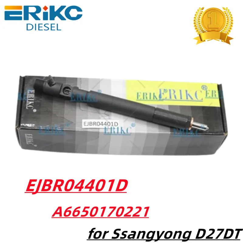 EJBR04401D Fuel Diesel Injector A6650170221 Fuel Injector Diesel Common Rail Injector 4401D Euro 4 for Ssangyong D27DT