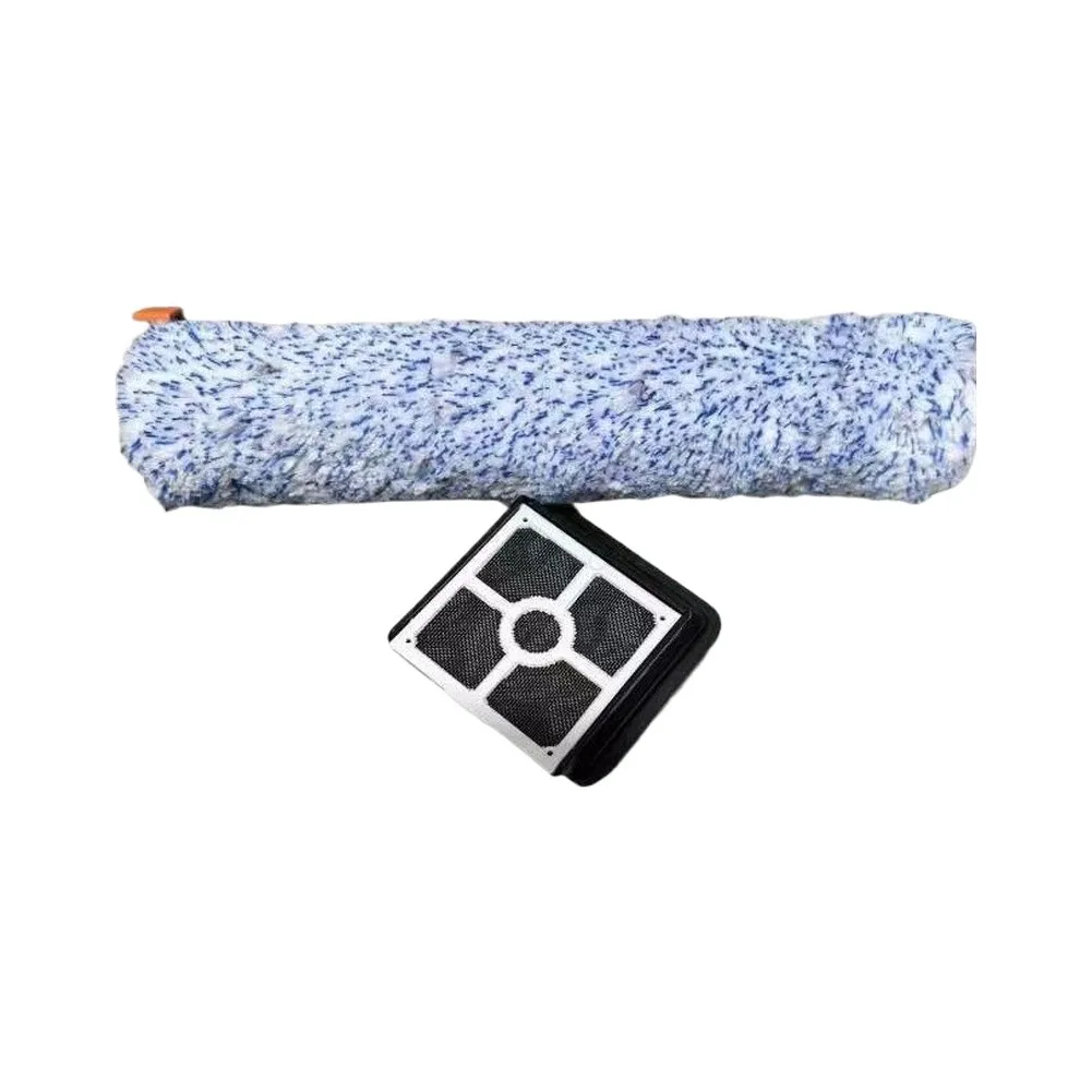 Replacement Roller Brush & HEPA Filter Kit Compatible For ILIFE For W90 Cordless Vacuum Cleaner Sweeping Parts