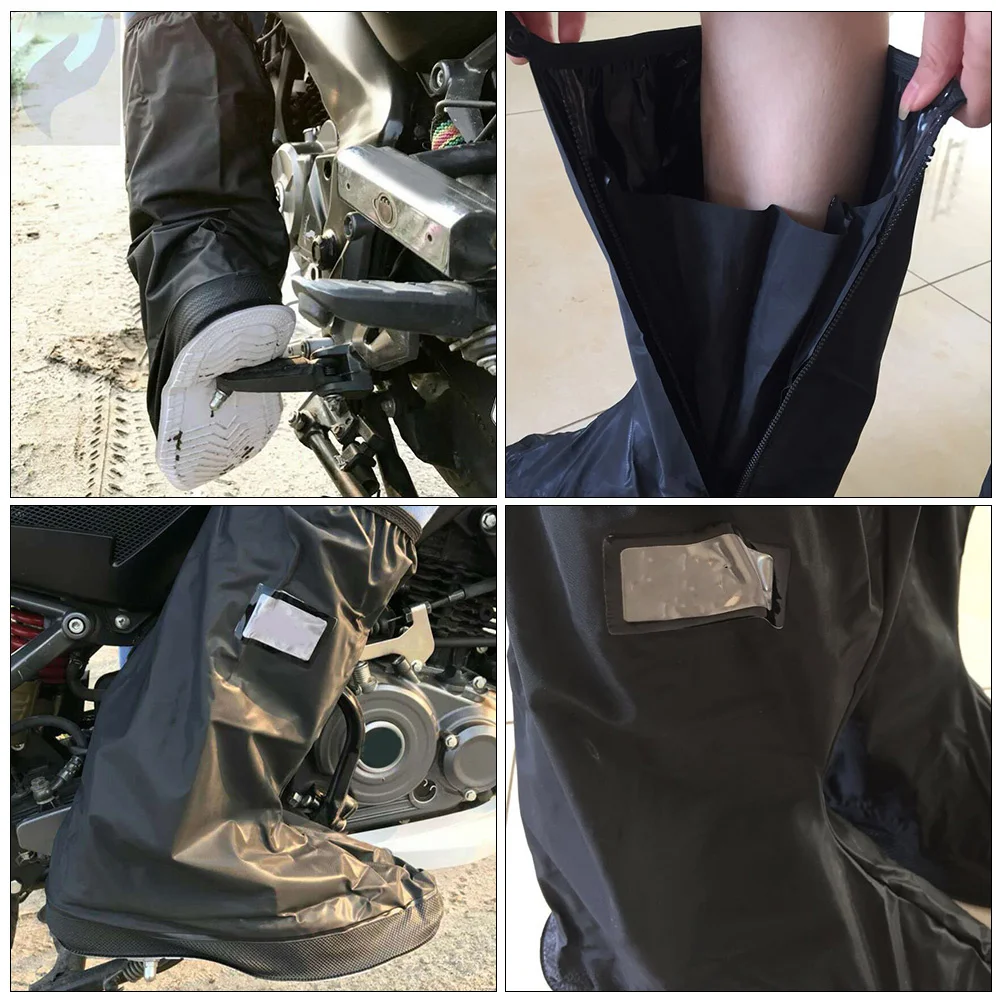 

1Pair Unisex Waterproof Rain Shoe Covers Anti-Skid Wear-Resistant Rain Boot Protector Elastic Buckle for Outdoor