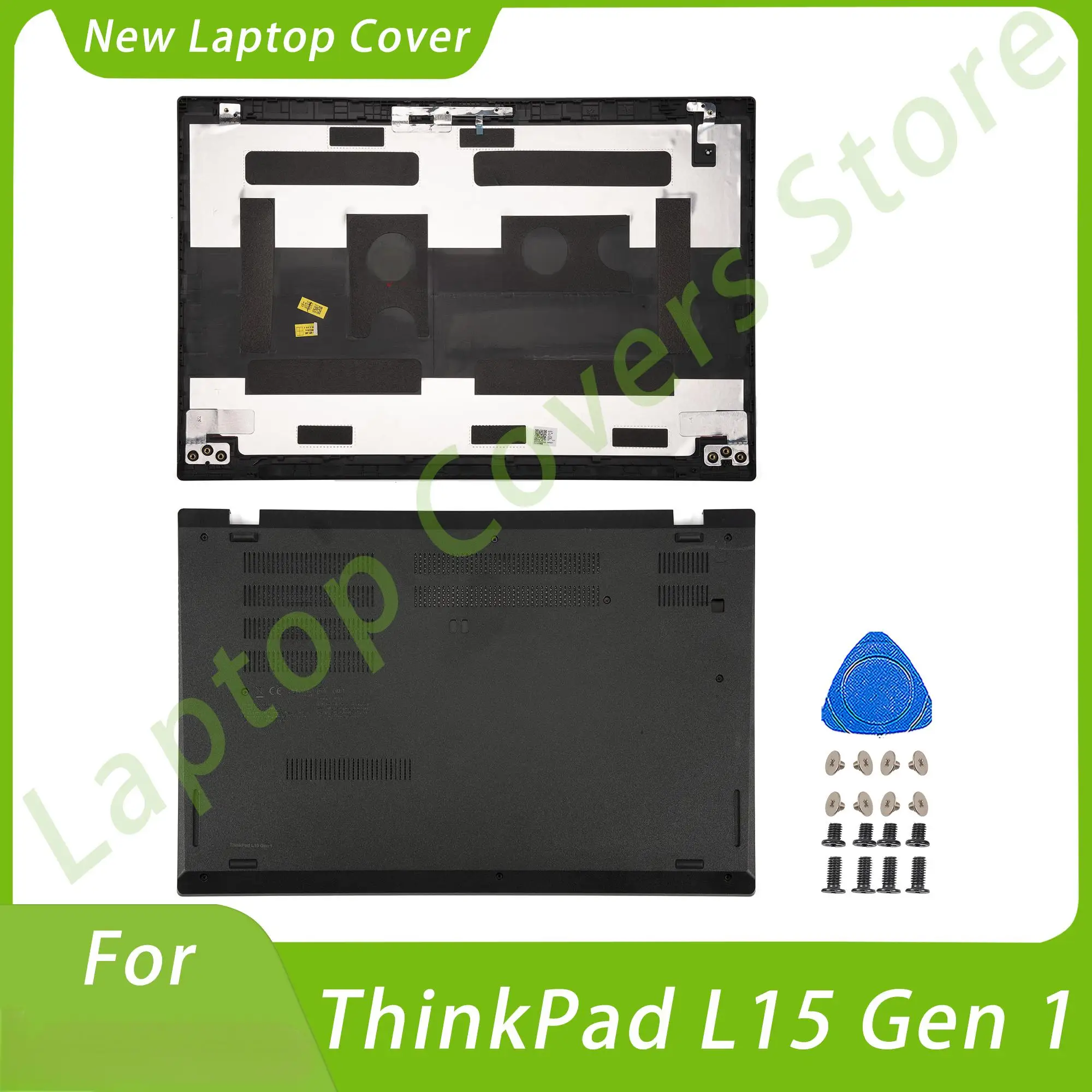 New Laptop Covers For ThinkPad L15 Gen 1 LCD Back Cover GL5A0 Bottom GL5A0 AP1H7000400 Top Lid Replace Black Parts Repair