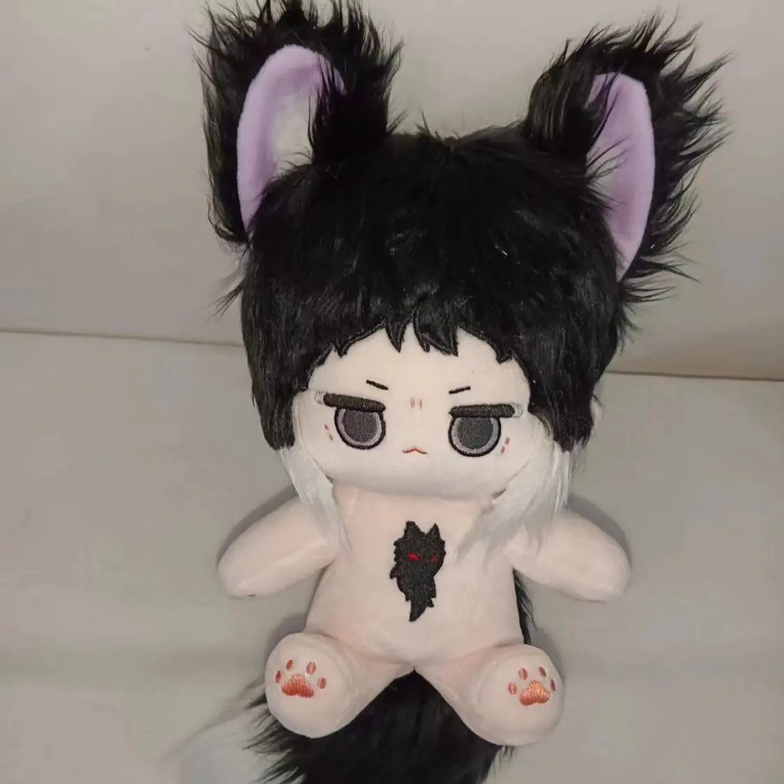 Ausgestopfte Anime Bungou streunende Hunde akutagawa ryuunosuke 20cm Baumwoll puppen kawaii Fuchs Diablo Plüsch puppe Sammler Kinder Geschenk Spielzeug