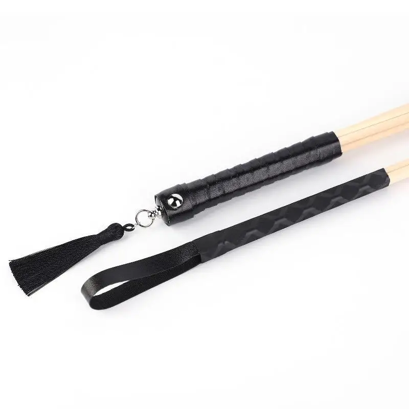 preferredLightweight Natural Rattan Spanking Cane Nonslip Leather Handle Soft Tassel for Couple Intimate Gameproduct - view 4
