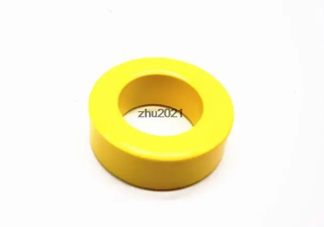 Yellow White Iron Core 40mm x 24mm x 14.5mm Ferrite Rings Toroid