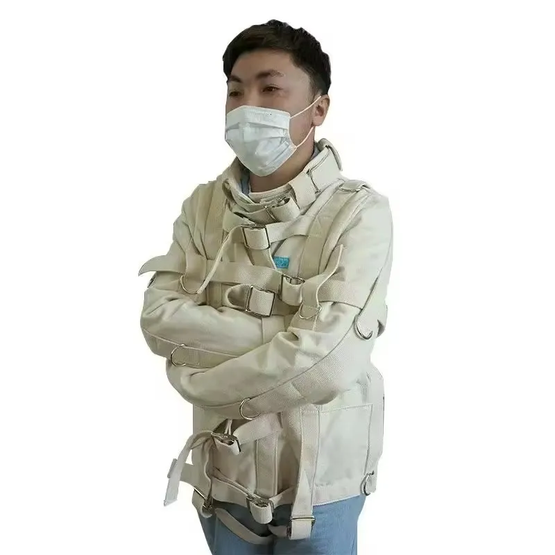 New Metal Buckle Restraint Manic Patient, Restless, Anti-Hitting, Self-Injury, Fixed Upper Limbs ankle brace Braces Supports