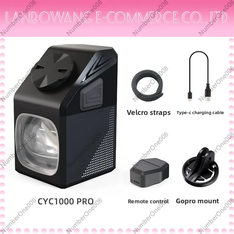 Bicycle Front Light 1000 Lumens, Hanging Downlight for Night Riding Road Mountain Bike Anti-Glare LED Headlight