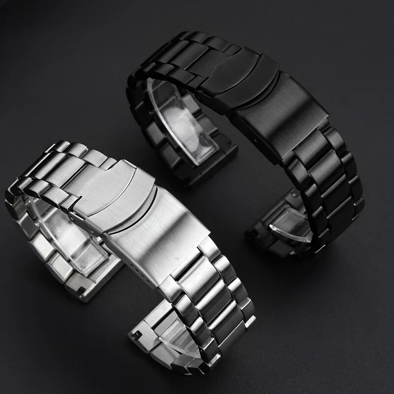 22mm 23mm High quality Stainless steel watchband for Luminox 3051 3150 8800 3080 0151 Men Fold Buckle strap Bracelet