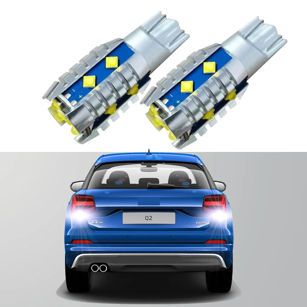 

2pcs Canbus Led Bulbs Backup Light For Audi Q2 2016 2017 2018 Reversing Lamp White Error Free