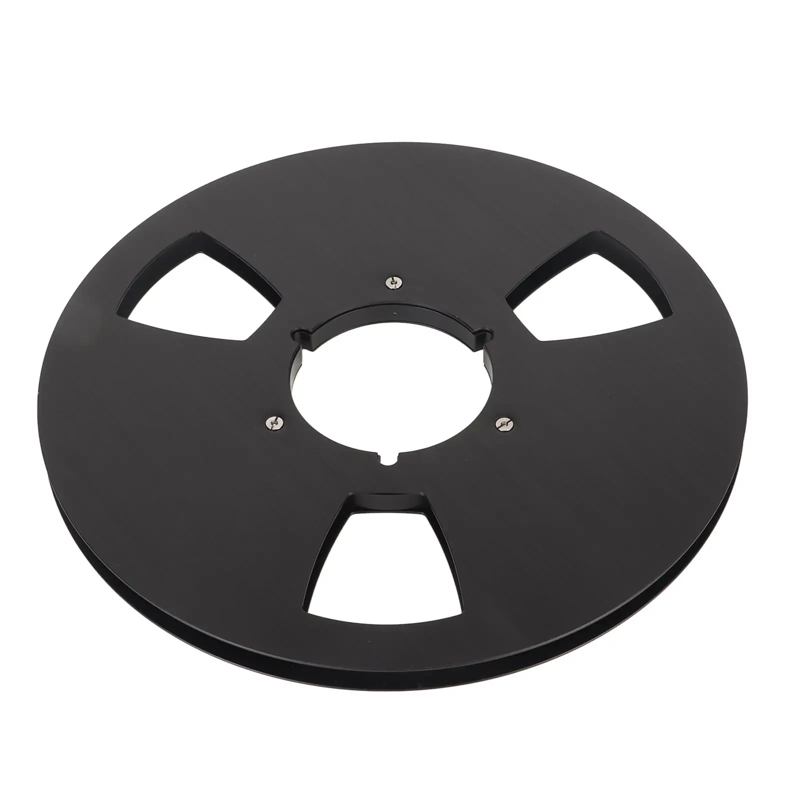 10 Inch Empty Tape Reel | 3-Hole Open Reel for Sound Tape | Aluminum for nab Reel