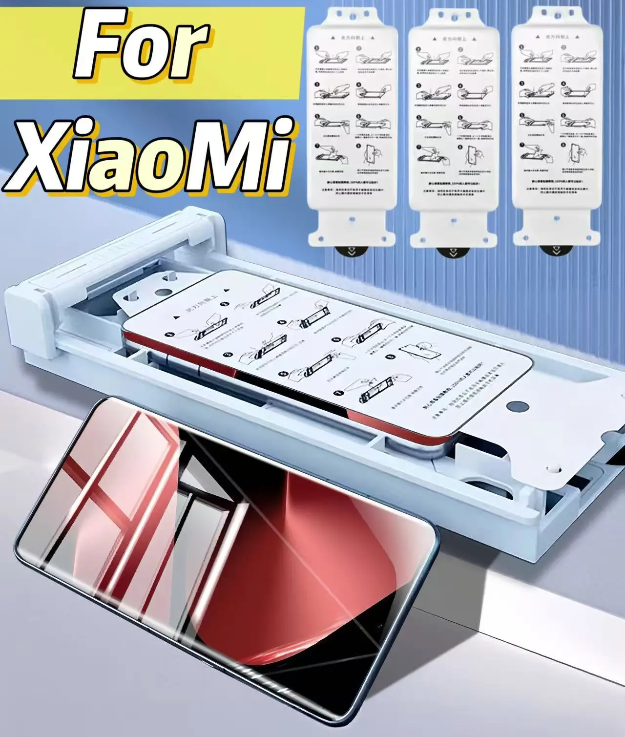 

Screen Protector for Xiaomi 14 Pro, 14 Ultra, 15 Pro, 15 Ultra, 15S Pro, HD Clear, Easy Installation, Bubble-Free, Not Tempered