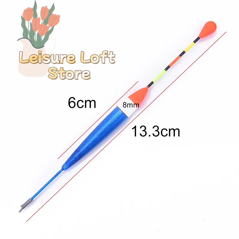 10pcs assorted sizes outdoor fishing lure floats bobbers hooks slip fish drift