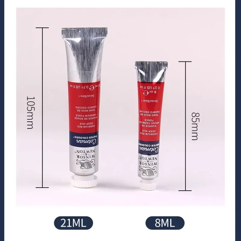 8ml/21ml Watercolor Paint High Quality Delivering Trusted Performance Good Transparency Tubular Watercolor Pigment