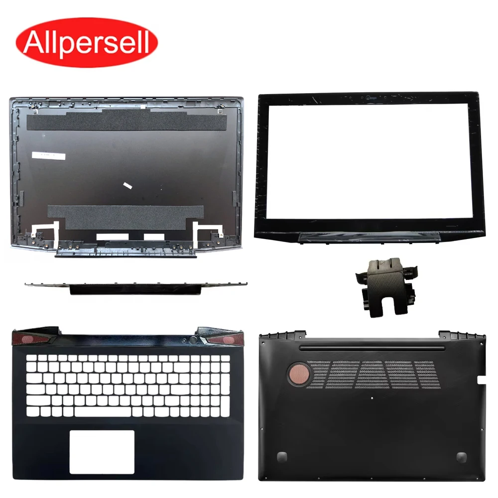 Obudowa laptopa Lenovo Y50 Y50-70 Y50-80 Górna pokrywa Ramka ekranu Podpórka pod nadgarstki Dolna obudowa Zawias Pokrywa portu kabla sieciowego Ramka