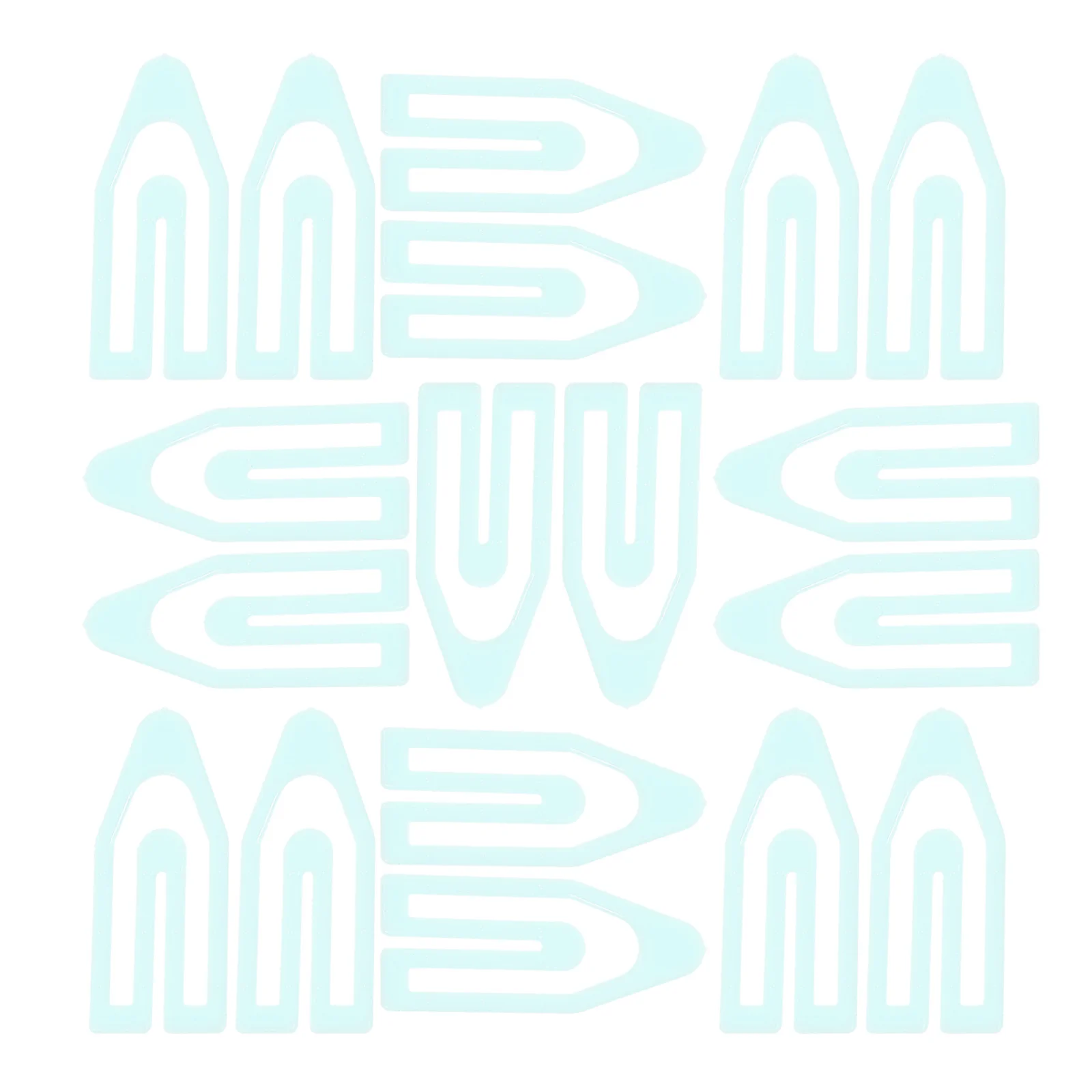 

60Pcs File Document Paper Clips Funny Unique Small Paper Clips for Office School Document Organizing and Bookmarking