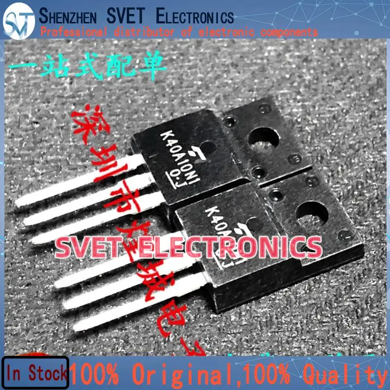 10PCS-50PCS  K40A10N1 TK40A10N1  TO-220F 100V 40A   Original In Stock Fast shipping