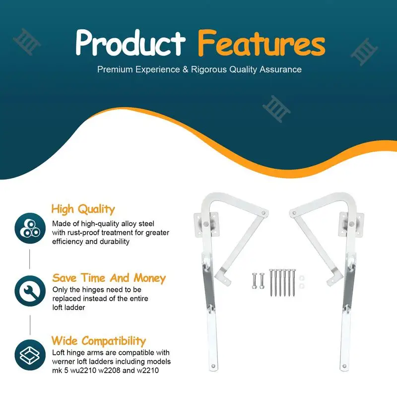 Рисунок 3 - Комплект петель для лестницы на чердаке