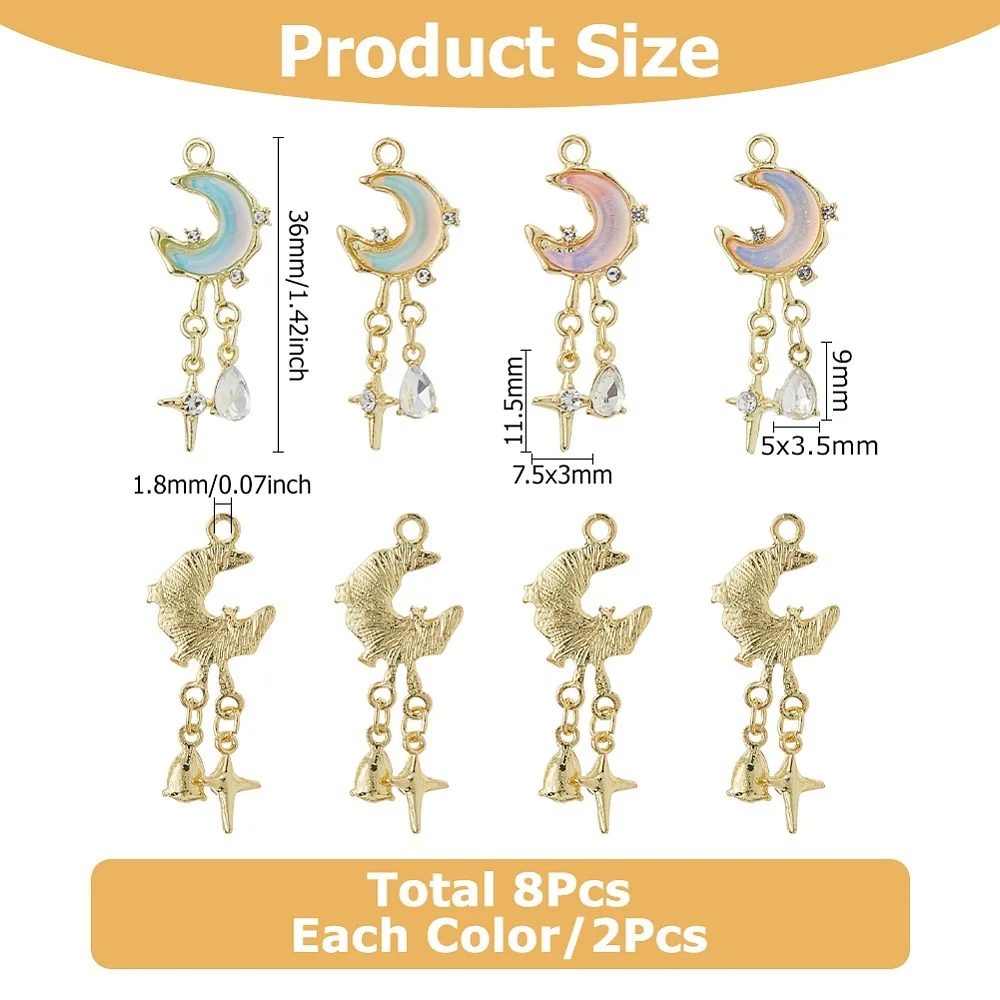 8-pecas-pingentes-de-liga-metalica-em-4-cores-berloques-de-vidro-em-formato-de-lua-e-gota-cores-sortidas-36mm-furo-18mm-2-pecas-cores