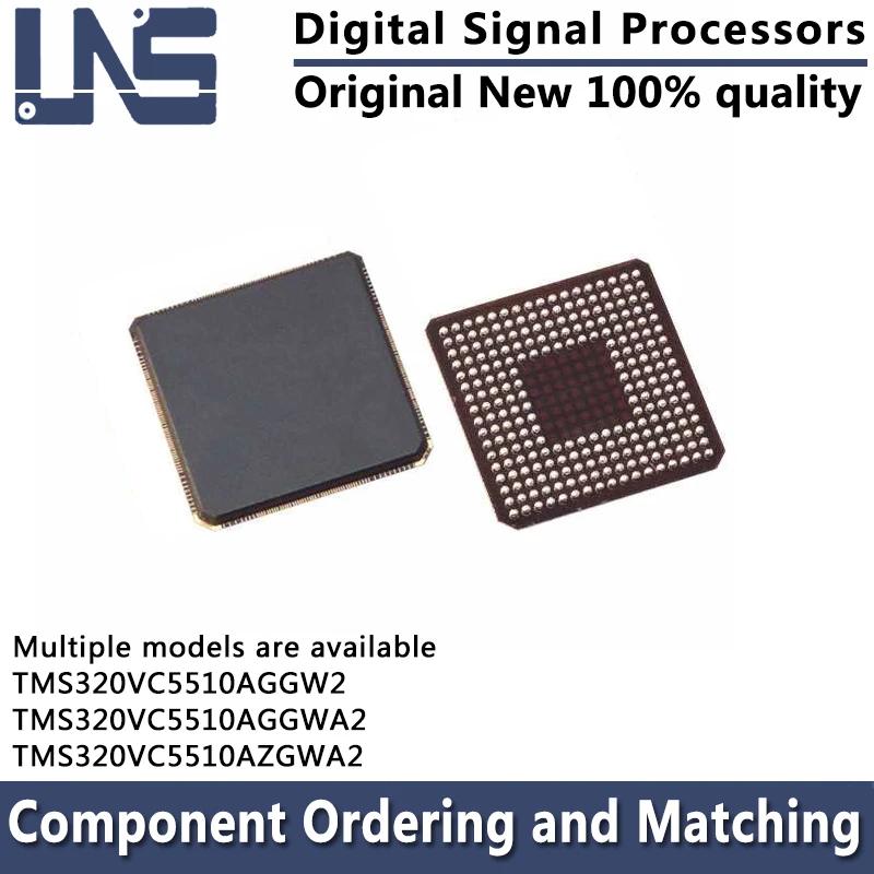 1PCS TMS320VC5510AGGW2 TMS320VC5510AGGWA2 TMS320VC5510AZGWA2 LFBGA-240 15x15 Digital Signal Processors